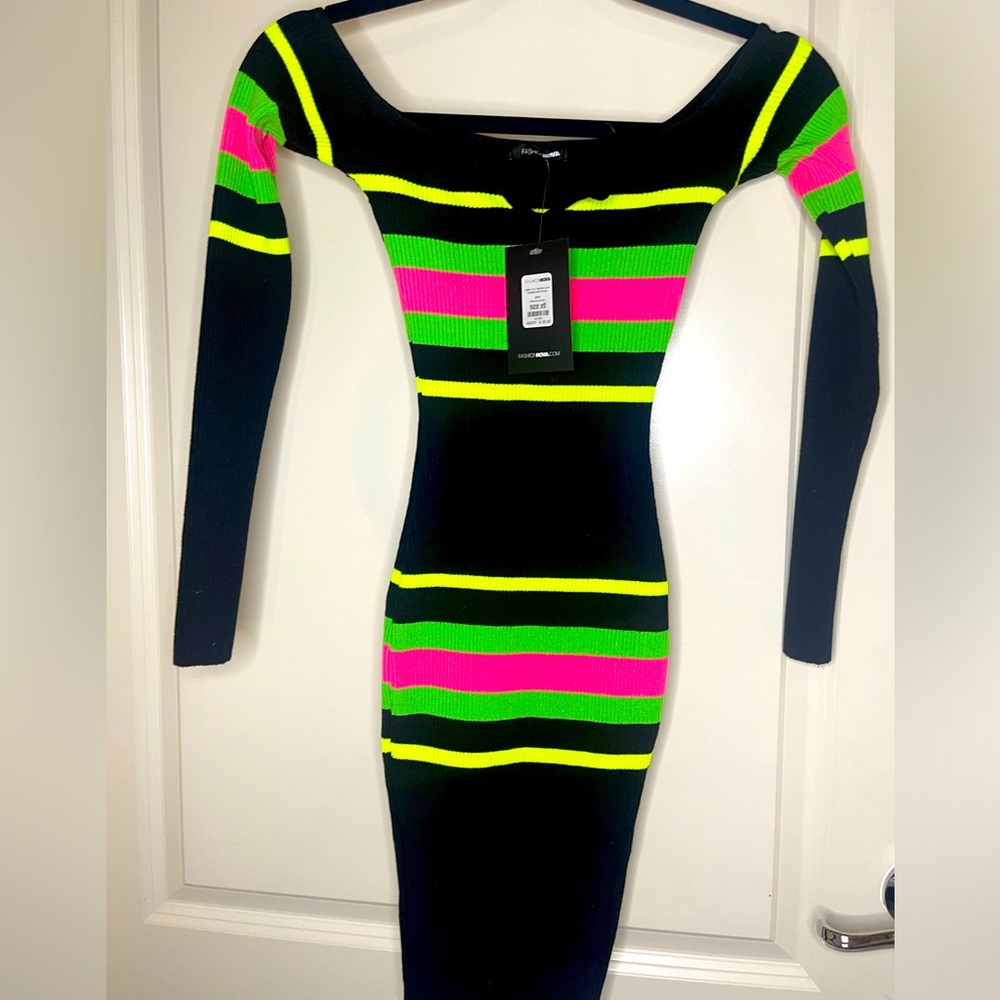 Fashion Nova stretch sweater mini dress Mini Dress